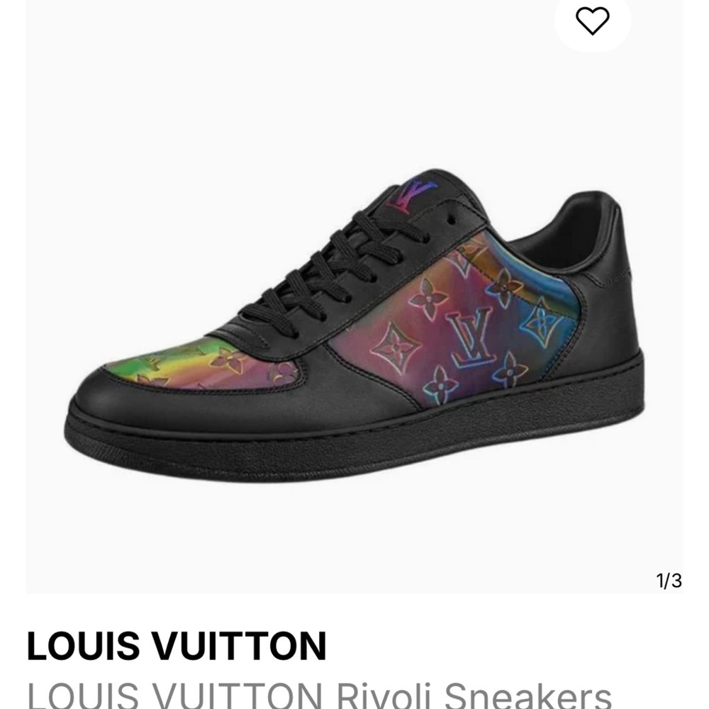 Louis Vuitton Rivoli Sneakers - Black and Multicolor